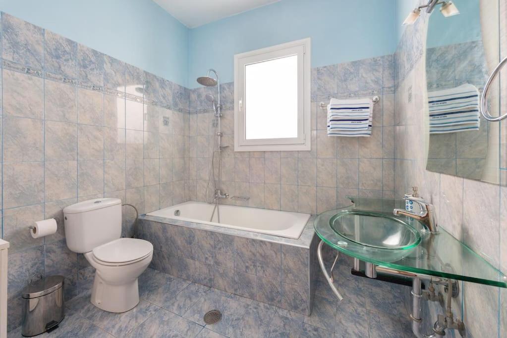 Greek Style Ground Floor Apartment & Pool Ialysos  Luaran gambar