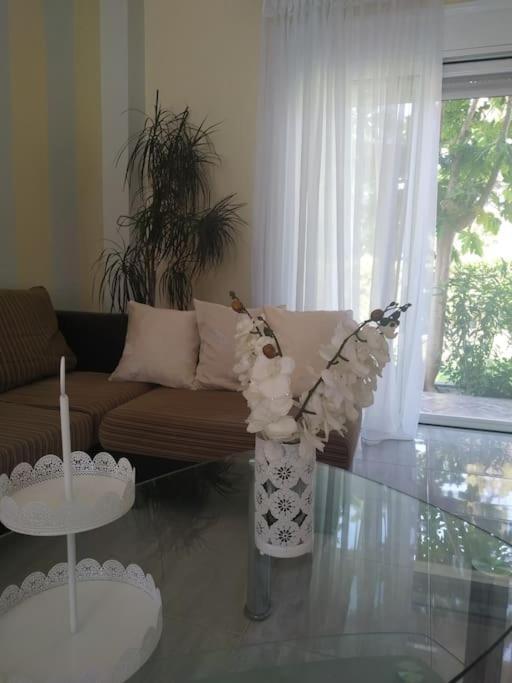 Greek Style Ground Floor Apartment & Pool Ialysos  Luaran gambar