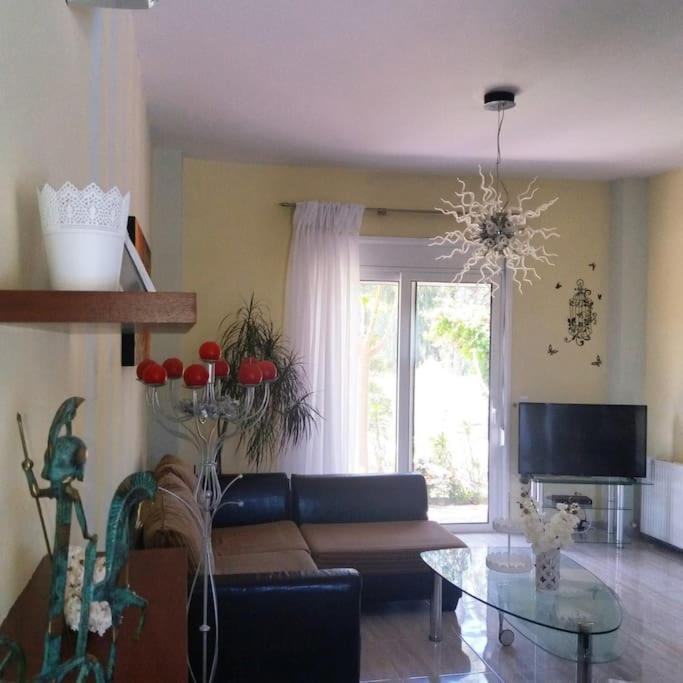 Greek Style Ground Floor Apartment & Pool Ialysos  Luaran gambar