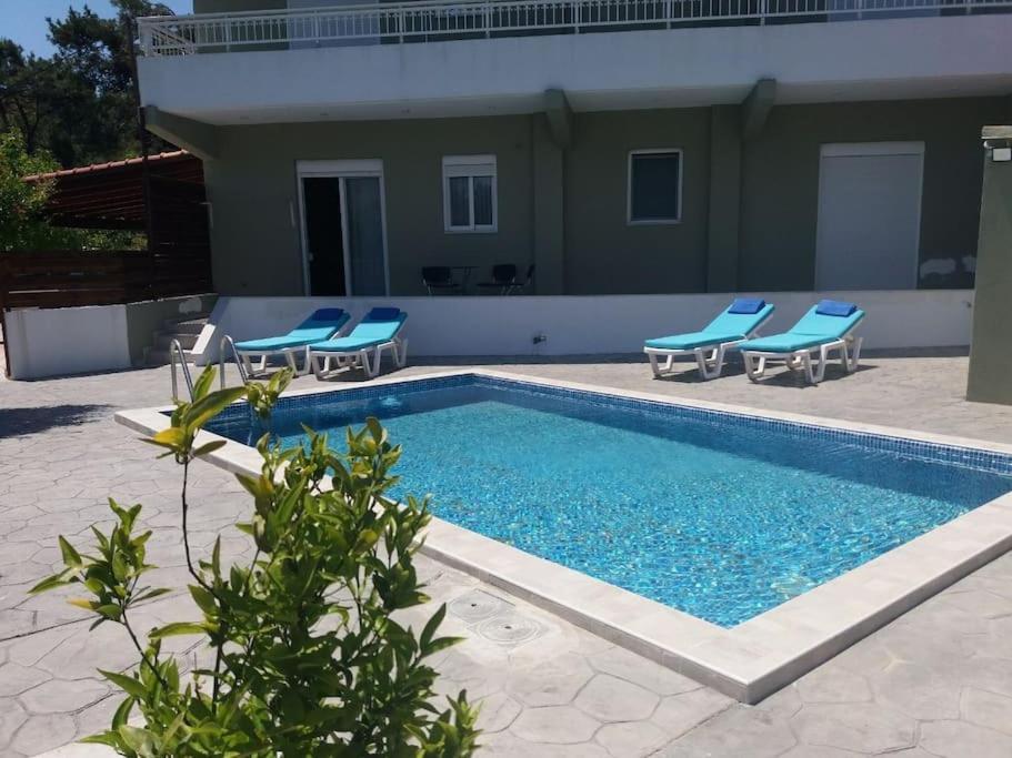 Greek Style Ground Floor Apartment & Pool Ialysos  Luaran gambar