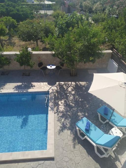 Greek Style Ground Floor Apartment & Pool Ialysos  Luaran gambar