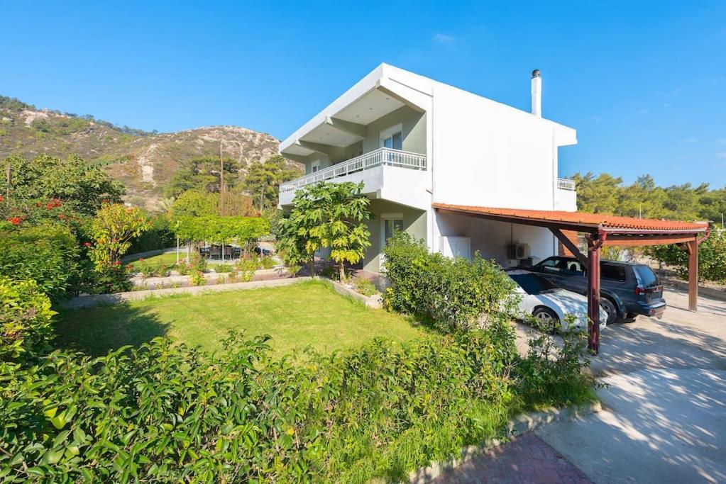 Greek Style Ground Floor Apartment & Pool Ialysos  Luaran gambar